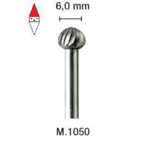 , , , PG MINI FRESA ACCIAIO SFERA 6.0MM