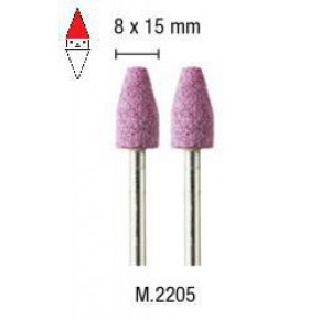 , , , PG MINI 2 MOLE RUBINO CILINDRICA CONICA 8X15MM