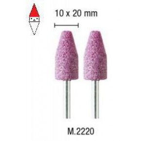 , , , PG MINI 2 MOLE RUBINO CILINDRICA CONICA 10X20MM