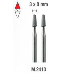 , , , PG MINI 2 MOLE CARBURO DI SILICIO CONICA ARROTONDATA 3X8MM