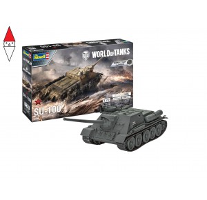 , , , REVELL 1/72 WORLD OF TANKS SU-100 (EASY-CLICK SYSTEM)