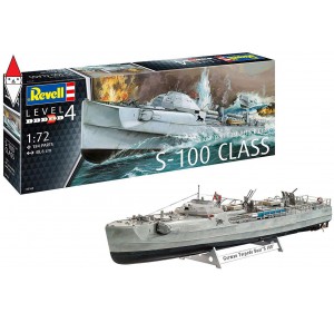 , , , REVELL 1/72 GERMAN FAST ATTACK CRAFT S-100