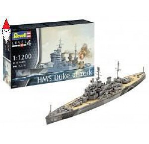 , , , REVELL 1/1200 BATTLESHIP HMS DUKE OF YORK