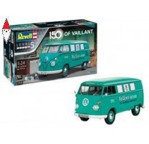 , , , REVELL 1/24 GIFT SET VOLKSWAGEN T1 BUS   150 YEARS OF VAILLANT