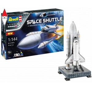, , , REVELL 1/144 GIFT SET SPACE SHUTTLE WITH BOOSTER ROCKETS 40TH ANNIVERSARY