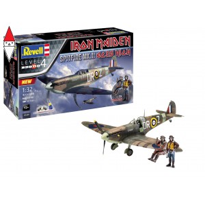 , , , REVELL 1/32 GIFT-SET SPITFIRE MK.II ACES HIGH IRON MAIDEN