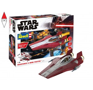 , , , REVELL 1/44 RESISTANCE A-WING FIGHTER, RED