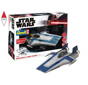 , , , REVELL 1/44 RESISTANCE A-WING FIGHTER, BLUE