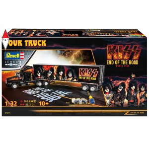 , , , REVELL 1/32 GIFT-SET KISS END OF THE ROAD WORLD TOUR TRUCK