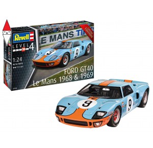 , , , REVELL 1/24 FORD GT40 LE MANS 1968 AND 1969 [LIMITED EDITION]