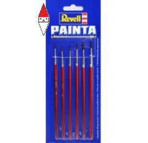 , , , REVELL PAINTA STANDARD BRUSHES SET [00. 0. 1. 2. 3. 4]