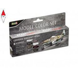, , , ACRILICO MODELLISMO REVELL MODEL COLOR SET - GERMAN AIRCRAFT WWII