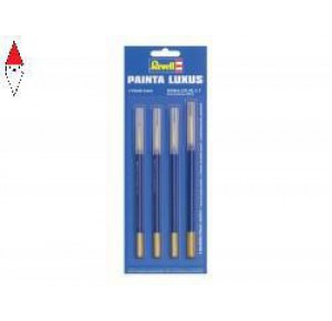 , , , REVELL PAINTA LUXUS MARTEN BRUSHES ASSORTED [5/0. 00. 2. 5]