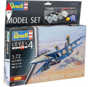 , , , REVELL 1/72 MODEL SET F/A18F SUPER HORNET