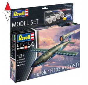 , , , REVELL 1/32 MODEL SET FIESELER FI103 A/B (V-1)