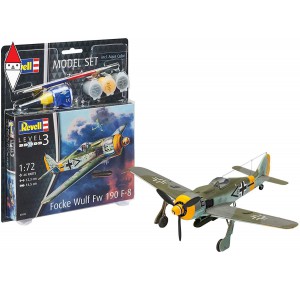 , , , REVELL 1/72 MODEL SET FOCKE WULF FW190 F-8