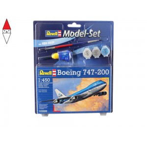 , , , REVELL 1/450 MODEL SET BOEING 747-200