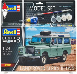 , , , REVELL 1/24 MODEL SET LAND ROVER SERIES III