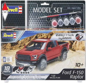 , , , REVELL 1/25 MODEL SET 2017 FORD F-150 RAPTOR (EASY-CLICK SYSTEM)