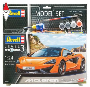 , , , REVELL 1/24 MODEL SET MCLAREN 570S