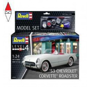 , , , REVELL 1/24 MODEL SET 1953 CHEVROLET CORVETTE ROADSTER