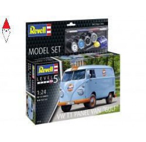 , , , REVELL 1/24 MODEL SET VW T1 PANEL VAN GULF