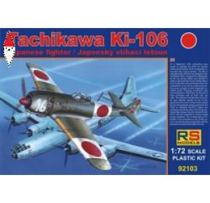 , , , RS MODELS 1/72 TACHIKAWA KI-106 (2 DECAL V. FOR JAPAN)