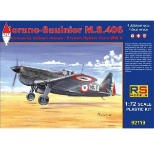 , , , RS MODELS 1/72 MORANE SAULNIER MS.406 FRANCE