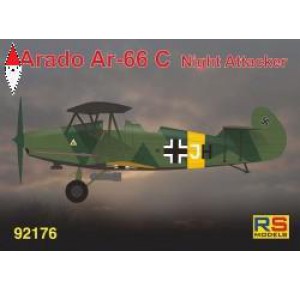 , , , RS MODELS 1/72 ARADO 66 C NIGHT TRAINER (4 DECAL V. FOR LUFTWAFFE)