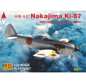 , , , RS MODELS 1/72 NAKAJIMA KI-87 WWII JAPANESE HIGH-ALTITUDE FIGHTER
