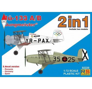 , , , RS MODELS 1/72 BUCKER 133 A/B JUNGM. DOUBLE KIT