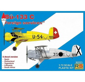 , , , RS MODELS 1/72 BUCKER 133 C FOREIGN SERVICES