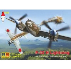, , , RS MODELS 1/72 P-38 H LIGHTNING (4 DECAL V. FOR USA)