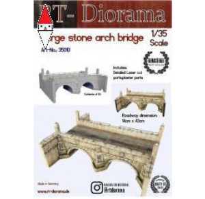 , , , RT-DIORAMA 1/35 LARGE STONE ARCH BRIDGE (STANDARD)