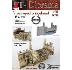 , , , RT-DIORAMA 1/35 DESTOYED BRIDGEHEAD (STANDARD)