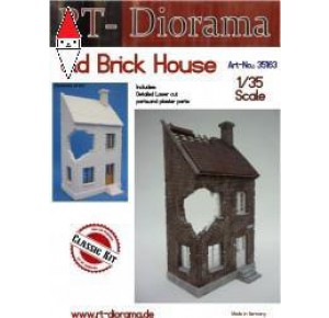 , , , RT-DIORAMA 1/35 OLD BRICK HOUSE (STANDARD)