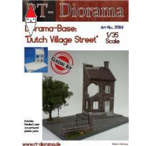 , , , RT-DIORAMA 1/35 DIORAMA-BASE: DUTCH VILLAGE STREET (STANDARD)