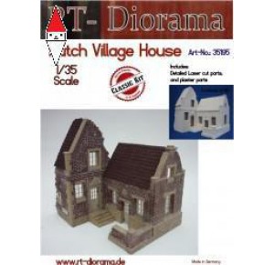 , , , RT-DIORAMA 1/35 DUTCH VILLAGE HOUSE (STANDARD)