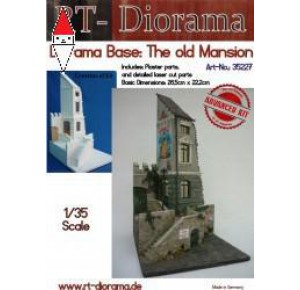 , , , RT-DIORAMA 1/35 DIORAMA BASE: THE OLD MANSION (STANDARD)