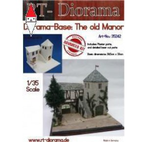 , , , RT-DIORAMA 1/35 DIORAMA BASE: THE OLD MANOR (STANDARD)