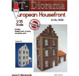 , , , RT-DIORAMA 1/35 EUROPEAN HOUSE FRONT (MODULAR SYSTEM) (STANDARD)