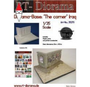 , , , RT-DIORAMA 1/35 DIORAMA-BASE: THE CORNER (IRAQ) (STANDARD)