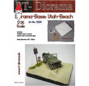 , , , RT-DIORAMA 1/35 DIORAMA-BASE:  UTAH BEACH  (STANDARD)