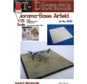 , , , RT-DIORAMA 1/35 DIORAMA-BASE: AIRFIELD (STANDARD)