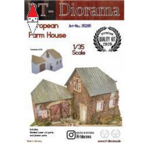 , , , RT-DIORAMA 1/35 EUROPEAN FARM HOUSE (STANDARD)