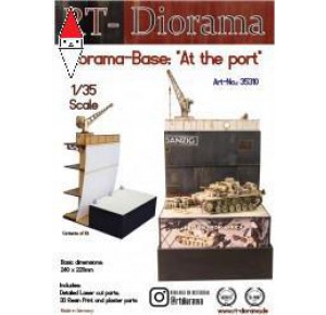 , , , RT-DIORAMA 1/35 DIORAMA-BASE:  AT THE PORT  (STANDARD)
