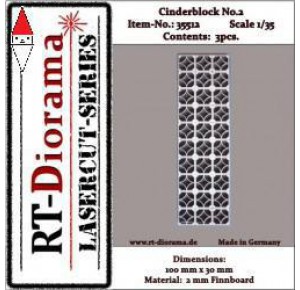 , , , RT-DIORAMA 1/35 CINDERBLOCK NO.2