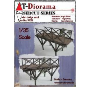 , , , RT-DIORAMA 1/35 WOODEN BRIDGE SMALL