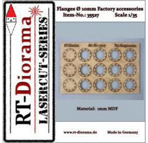 , , , RT-DIORAMA 1/35 FLANGES 10MM (INDUSTRIAL ACCESSORIES)
