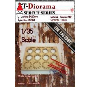 , , , RT-DIORAMA 1/35 FLANGES 20MM (INDUSTRIAL ACCESSORIES)